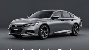 Современный обновленный интерьер Honda Accord с элементами премиального тюнинга от студии Аккурат Авто в Кемерово